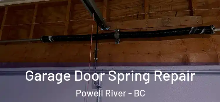  Garage Door Spring Repair Powell River - BC