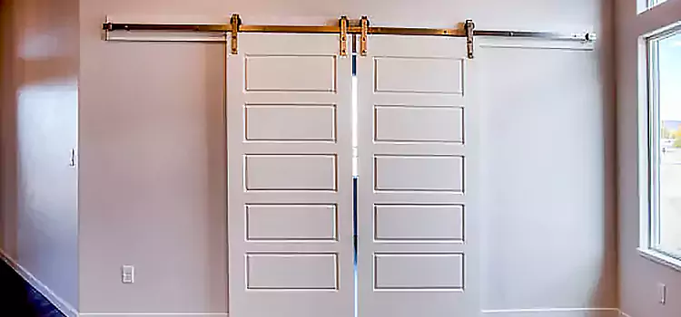 Glass Barn Door with Installation Hardware Kit Powell River